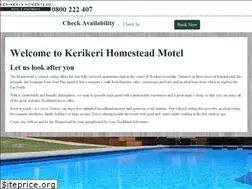 Sites similar to kerikerihomesteadmotel.co.nz