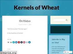 Sites similar to kernelsofwheat.wordpress.com