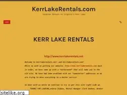 Sites similar to kerrlakerentals.com