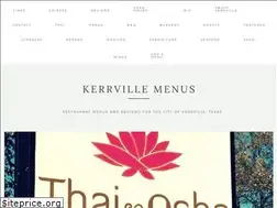 Sites similar to kerrvillemenus.com