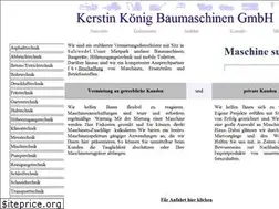 Sites similar to kerstinkoenigbaumaschinen.de