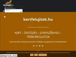 Sites similar to kertfelujitok.hu