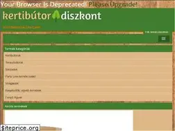 Sites similar to kertibutordiszkont.hu