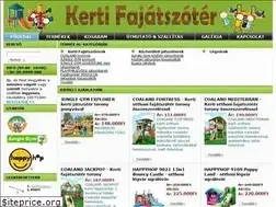 Sites similar to kertifajatszoter.hu