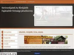 Sites similar to kertironkjatek.hu