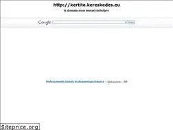 Sites similar to kertito.kereskedes.eu