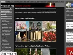 Sites similar to kerzeneshop.de