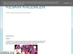 Sites similar to keskinkalemler.blogspot.com