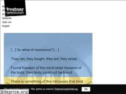 Sites similar to kestnergesellschaft.de