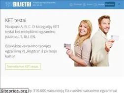 Sites similar to ketbilietas.lt