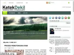 Sites similar to ketekdekil.blogspot.com