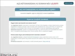 Sites similar to ketoakademia.hu