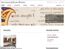 Sites similar to ketterer-rarebooks.de
