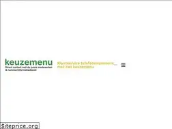 Sites similar to keuzemenu.info