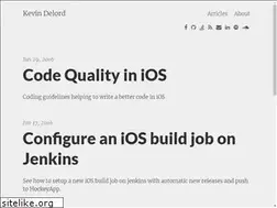 Sites similar to kevindelord.io
