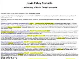 Sites similar to kevinfaheyproducts.com