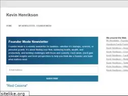 Sites similar to kevinhenrikson.com