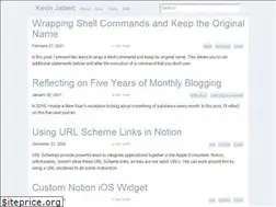 Sites similar to kevinjalbert.com