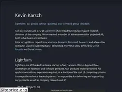 Sites similar to kevinkarsch.com