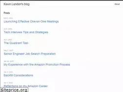 Sites similar to kevinlondon.com