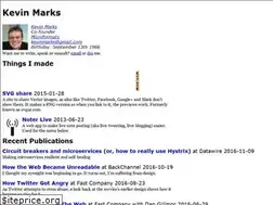 Sites similar to kevinmarks.com