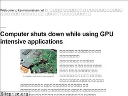 Sites similar to kevinmonahan.net