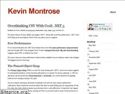 Sites similar to kevinmontrose.com