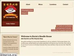Sites similar to kevinnoodlehouse.com