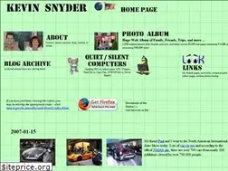 Sites similar to kevinsnyder.info