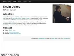 Sites similar to kevinushey.github.io