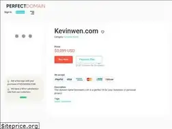 Sites similar to kevinwen.com