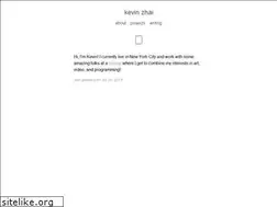 Sites similar to kevinzhai.com