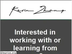 Sites similar to kevinzhang.com
