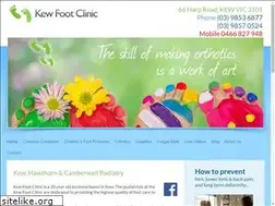 Sites similar to kewfootclinic.com.au
