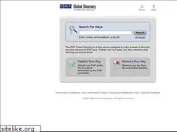 Sites similar to keyserver2.pgp.com