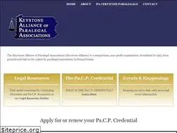 Sites similar to keystoneparalegals.org