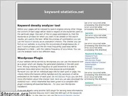 Sites similar to keyword-statistics.net