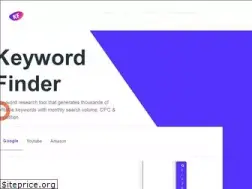 Sites similar to keywordfinder.io