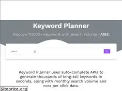 Sites similar to keywordplanner.net