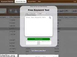 Sites similar to keywordshitter.com