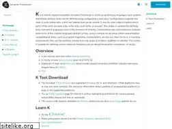 Sites similar to kframework.org
