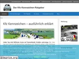 Sites similar to kfz-kennzeichen-abc.de