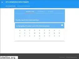 Sites similar to kfz-kennzeichen-suche.de