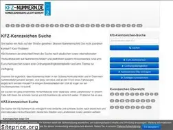 Sites similar to kfz-nummern.de