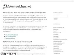 Sites similar to kfzkennzeichen.net