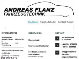 Sites similar to kfztechnik-flanz.de
