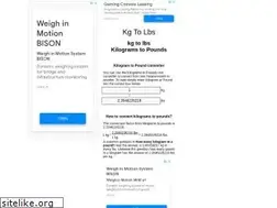 Sites similar to kg-to-lbs.appspot.com