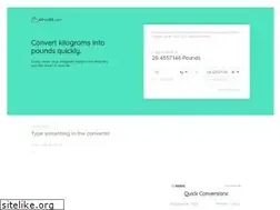Sites similar to kgtolbs.com