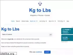 Sites similar to kgtolbs.net
