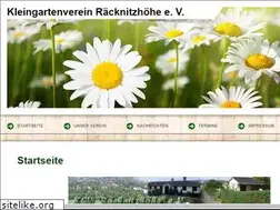 Sites similar to kgv-raecknitzhoehe.de